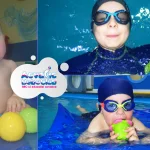 Cum înoată un bebe subacvatic?